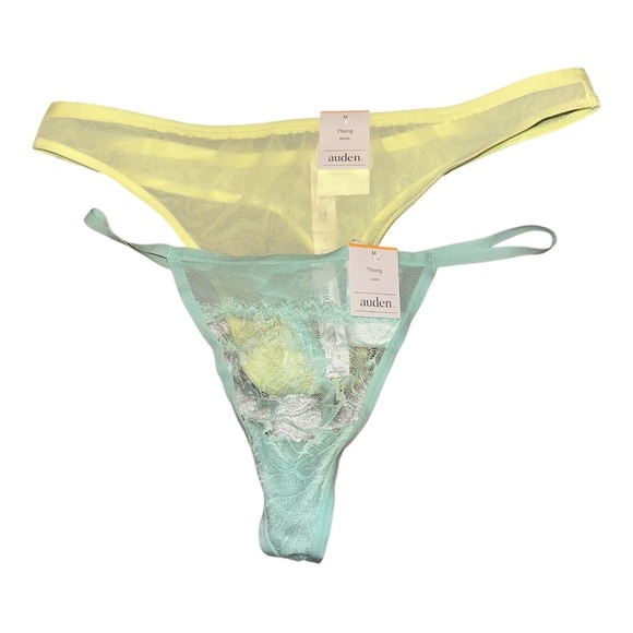 Auden Mesh Thong Panties - 2 Pair, Medium - Picture 1 of 7